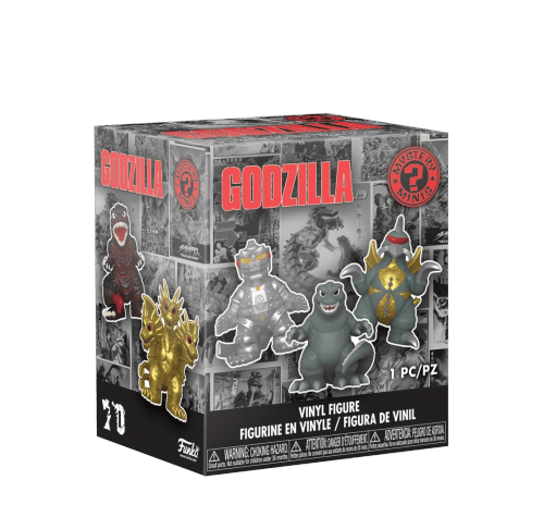 Годзилла мистери минис ЗАКРЫТАЯ коробочка (PREORDER MidFeb25) (Godzilla mystery minis blind box) из фильма Годзилла