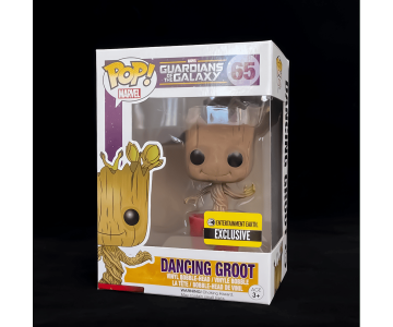 Dancing Groot Ravagers со стикером (Эксклюзив Entertainment Earth) из фильма Guardians of the Galaxy