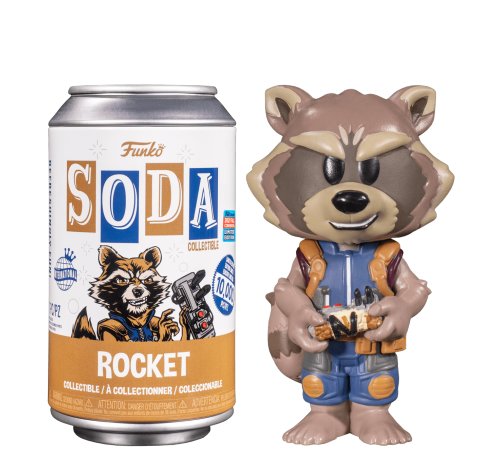 Реактивный Енот СОДА (Rocket Raccoon SODA (Эксклюзив NYCC 2021)) из фильма Стражи Галактики