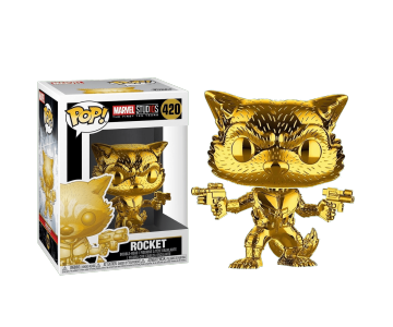 Rocket Raccoon gold chrome (Эксклюзив FYE) из серии Marvel Studios: The First Ten Years 420