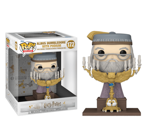 Альбус Дамблдор (Albus Dumbledore with Podium Deluxe) (PREORDER USR) из фильма Гарри Поттер