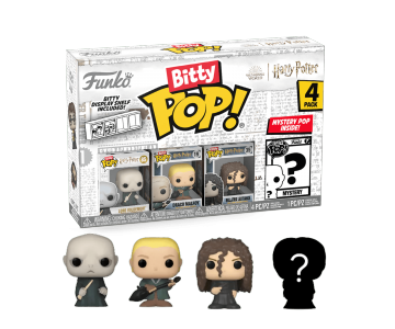 Lord Voldemort, Draco Malfoy, Bellatrix Lestrange and Mystery Bitty 4-Pack (PREORDER EarlyMay24) из фильма Harry Potter