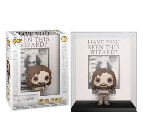 Сириус Блэк с плакатом Разыскивается (Sirius Black with Wanted Poster Covers) (PREORDER EarlyAug24) из фильма Гарри Поттер