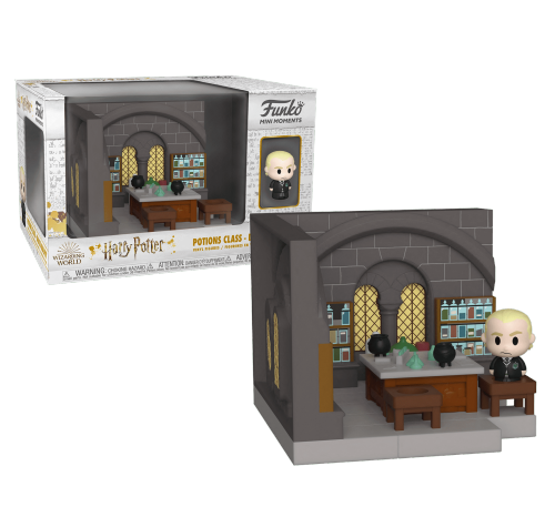 Драко Малфой и Класс Зельеварения Диорама (Draco Malfoy with Potions Class Diorama Mini Moments) (preorder WALLKY) из фильма Гарри Поттер