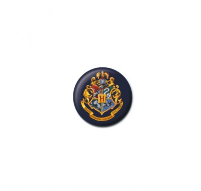 Значок Герб Хогвартса (Hogwarts Crest Button Badge) из фильма Гарри Поттер