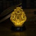 Герб Хогвартса светильник (Hogwarts Crest Icon Light V3) из фильма Гарри Поттер