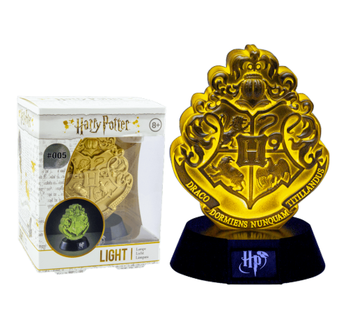 Герб Хогвартса светильник (Hogwarts Crest Icon Light V3) из фильма Гарри Поттер