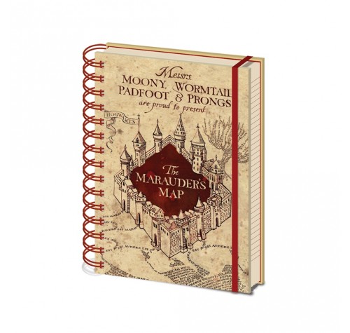Ежедневник Карта мародеров (The Marauders Map Notebook) из фильма Гарри Поттер