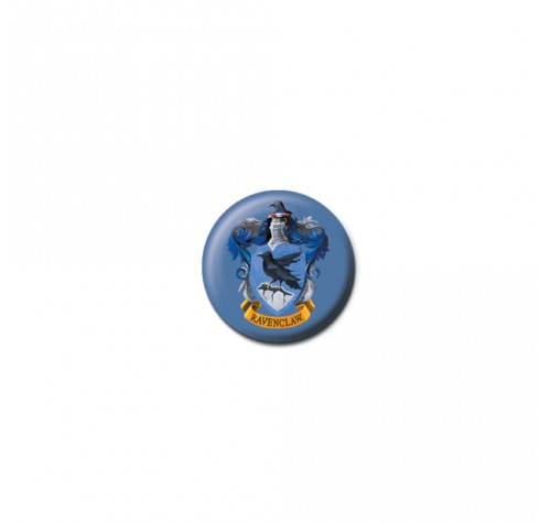 Значок Герб Когтеврана (Ravenclaw Crest Button Badge) из фильма Гарри Поттер