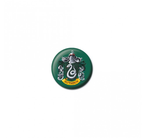 Значок Герб Слизерина (Slytherin Crest Button Badge) из фильма Гарри Поттер
