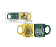 Slytherin and Hufflepuff Espresso Mugs Set ABYstyle из фильма Harry Potter