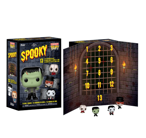Жуткий Хэллоуин Адвент Календарь на 13 дней 2025 (preorder EarlyAug25) (Spooky Halloween 13-Day Countdown Advent Calendar 2025) из серии Хоррор