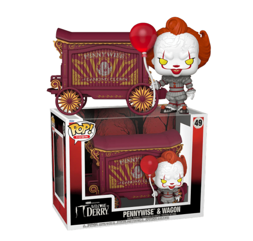 Пеннивайз с вагончиком (Pennywise and Wagon) (PREORDER MidDec25) из сериала Оно: Добро пожаловать в Дерри