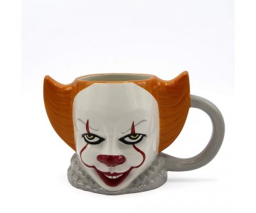 Pennywise Ceramic 3D Sculpted Mug из фильма IT Stephen King
