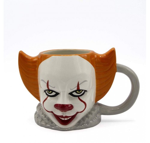 Пеннивайз Клоун кружка (Pennywise Ceramic 3D Sculpted Mug) из фильма Оно Стивен Кинг