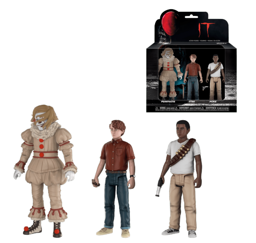 Пеннивайз, Стэн и Майк (Pennywise, Stan and Mike Action Figure 3-Pack) из фильма Оно