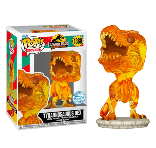 Тираннозавр Рэкс янтарь (Tyrannosaurus Rex Amber 30th Anniversary (Эксклюзив Walmart)) (preorder WALLKY) из фильма Парк юрского периода