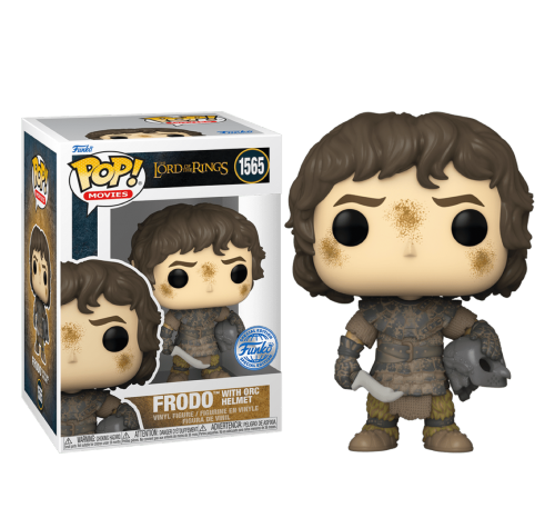 Фродо Бэггинс со шлемом (Frodo Baggins with Helmet (Эксклюзив Funko Shop)) (preorder WALLKY) из фильма Властелин колец