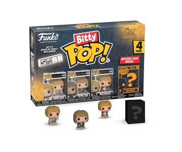 Samwise Gamgee, Pippin Took, Merry Brandybuck and Mystery Bitty 4-pack (PREORDER EarlyAug24) из фильма The Lord of the Rings