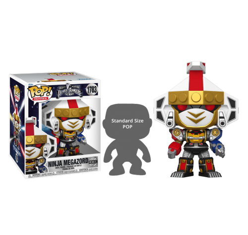 Ниндзя Мегазорд металлик 15 см (Ninja Megazord Metallic Super Sized 6-inch) из фильма Могучие морфы: Рейнджеры силы
