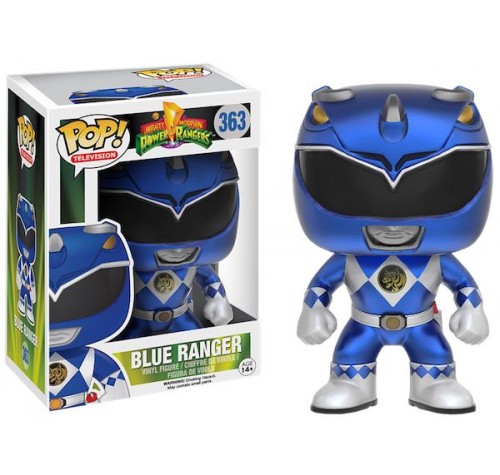Blue Ranger Metallic (Эксклюзив) из сериала Mighty Morphin Power Ranger Funko POP