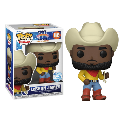 Леброн Джеймс ковбой (LeBron James as Cowboy (PREORDER USR) (Эксклюзив Funko Shop)) из фильма Космический джем: Новое поколение