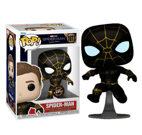 Человек-паук в черном светящийся (Spider-Man Black Suit Masked GitD (Chase, Эксклюзив AAA Anime)) из фильма Человек-паук: Нет пути домой