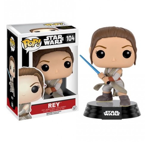 Rey with Lightsaber из киноленты Star Wars Episode VII