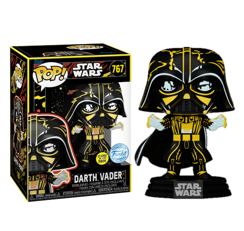 Дарт Вейдер ретро светящийся (Darth Vader Retro GitD (Эксклюзив BoxLunch)) из фильма Звёздные войны