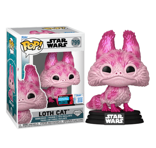 Лот-кот блестящий (Loth Cat Diamond Glitter (Эксклюзив NYCC 2025)) из фильма Звёздные войны