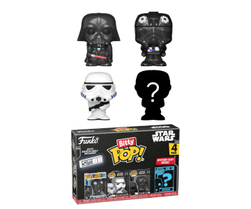 Darth Vader, Tie Fighter Pilot, Stormtrooper and Mystery Bitty 4-Pack из фильма Star Wars