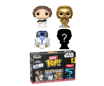 Princess Leia, R2-D2, C-3PO and Mystery Bitty 4-Pack из фильма Star Wars