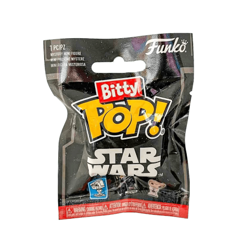 Звездные Войны Битти 2 см ЗАКРЫТЫЙ пакетик (Star Wars Bitty Pop! Mystery Blind Bag) (PREORDER EarlyMay24) из фильма Звездные Войны