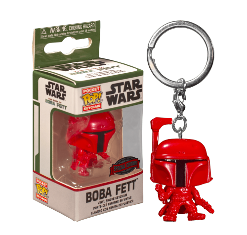 Боба Фетт брелок (Boba Fett Red keychain (Эксклюзив)) (preorder WALLKY) из сериала Звездные Войны: Книга Бобы Фетта (2021)