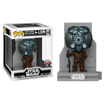 Дроид 4-LOM Диорама Охотники за головами (4-LOM Bounty Hunters Diorama Deluxe (Эксклюзив Gamestop)) из фильма Звездные Войны: Эпизод 5 – Империя наносит ответный удар