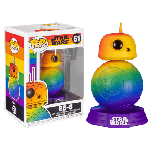 ББ-8 радужный (BB-8 Rainbow Pride (Эксклюзив Funko Shop)) из фильма Звездные Войны