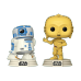 Р2-Д2 и Си-Три-Пи-О ретро переосмысление (R2-D2 and C-3PO Retro Reimagined 2-Pack (PREORDER EndFeb24) (Эксклюзив Target)) из фильма Звездные Войны