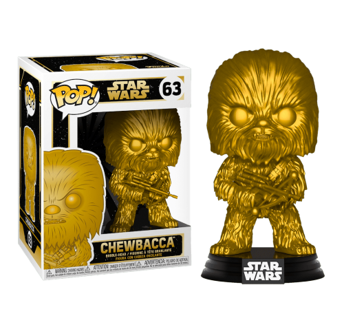 Чубакка золотой металлик (Chewbacca Gold Metallic (Эксклюзив Walmart)) из фильма Звёздные войны
