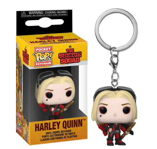 Харли в комбинезоне брелок (Harley Quinn Bodysuit Keychain) из фильма Отряд самоубийц