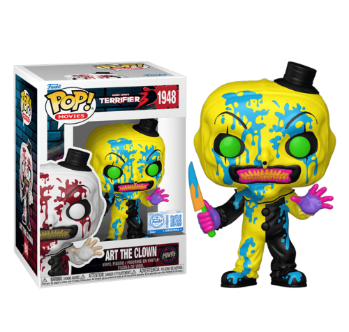Клоун Арт с ножом в крови блэклайт (Art The Clown with Knife Bloody Blacklight (Chase, Эксклюзив Entertainment Earth)) из фильма Ужасающий