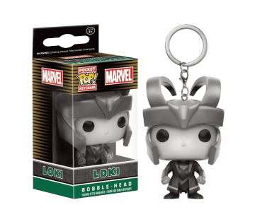 Loki Black and White Keychain (Эксклюзив Hot Topic) (preorder WALLKY) из фильма Thor Marvel