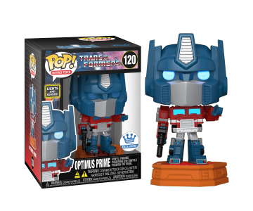 Optimus Prime Lights and Sounds со стикером (PREORDER May-June) (Эксклюзив Funko Shop) из мультсериала Transformers Retro Toys 120