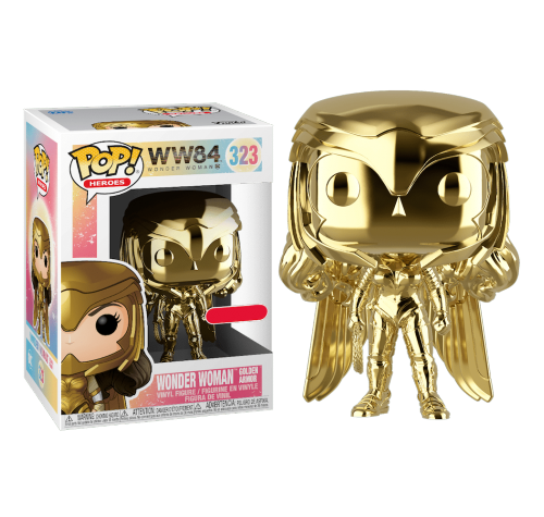 Чудо-женщина золотой хром (Wonder Woman Gold Chrome (preorder WALLKY) (Эксклюзив Target)) из фильма Чудо-женщина: 1984