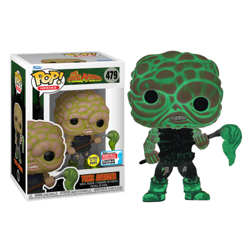 Токсичный мститель светящийся (Toxic Avenger GitD со стикером (Эсклюзив NYCC 2023)) из фильма Токсичный мститель