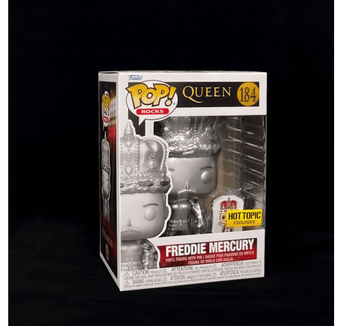 Фредди Меркьюри в королевской мантии платина со значком со стикером (Freddie Mercury King Platinum with Pin (Эксклюзив Hot Topic)) из группы Квин