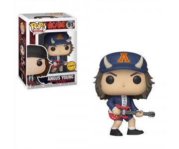 Angus Young in Blue Jacket and Hat with Devil Horns (Chase) (PREORDER EarlyJune) (Vaulted) из группы AC/DC