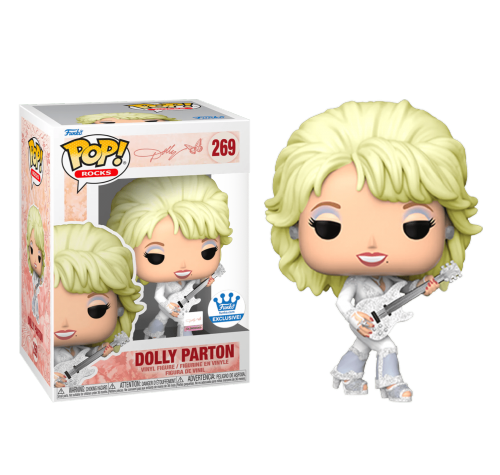 Долли Партон Гластонбери 2014 со стикером (Dolly Parton Glastonbury 2014 (Эксклюзив Funko Shop)) из серии Музыканты