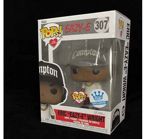 Изи-И Эрик Райт со стикером (Eazy-E Eric Wright Color Compton (Эксклюзив Funko Shop)) из серии Музыканты