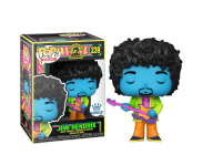 Jimi Hendrix Black Light со стикером (Эксклюзив Funko Shop) из серии Rocks Music 239