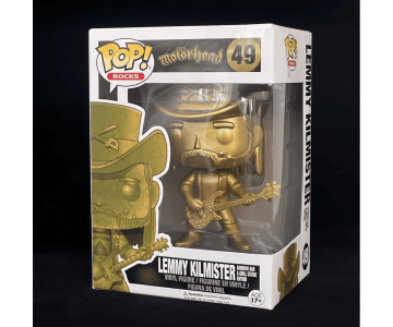 Lemmy Kilmister Golden Statue Motorhead (Эксклюзив Hot Topic) из серии Rocks Music Motorhead 49